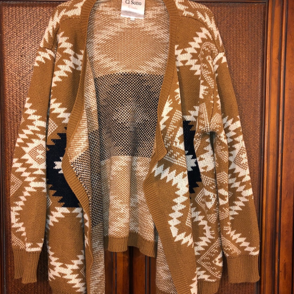 Ci Sono Southwest Style Cardigan/Sweater